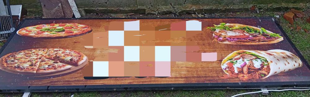 carcasa tv pt terasa si panou iluminat led pt reclama