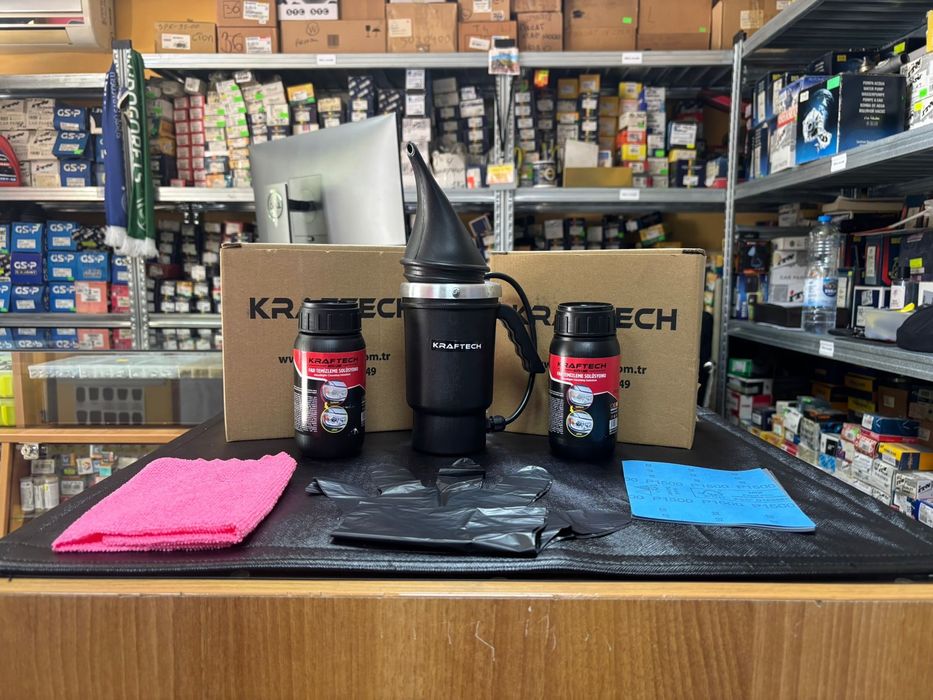 Kraftech Medium Комплект за Химическо Полиране на Фарове и Стопове