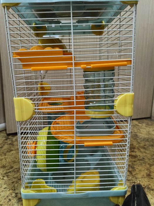 2 Клетки для хомяков (отдельно)