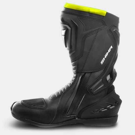 Топ Цена Мото ботуши SHIMA RS-6 FLUO,всички протектори,кожа,вентилация
