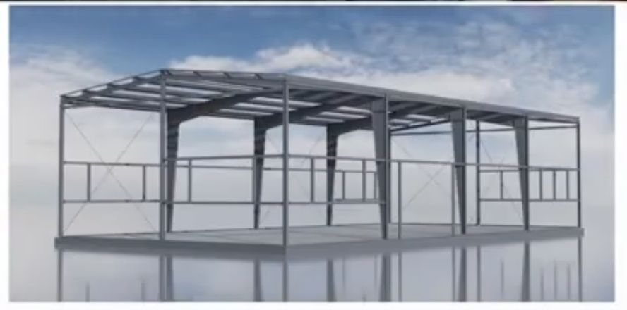 Ангар, склад, металлоконструкция