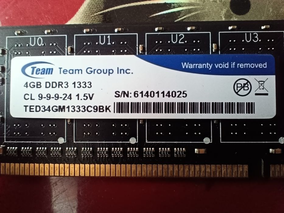 Продам озу ddr3 1333