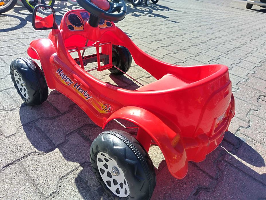PILSAN Детска кола с педали HAPPY HERBY червен