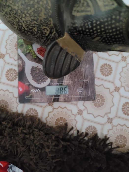 Бронзовые статуэтки, тигр, слон, собака, дельфин