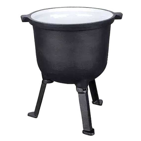 Ceaun fonta emailata cu capac/ ceaun vanatoresc 10L 449 lei 7L/400