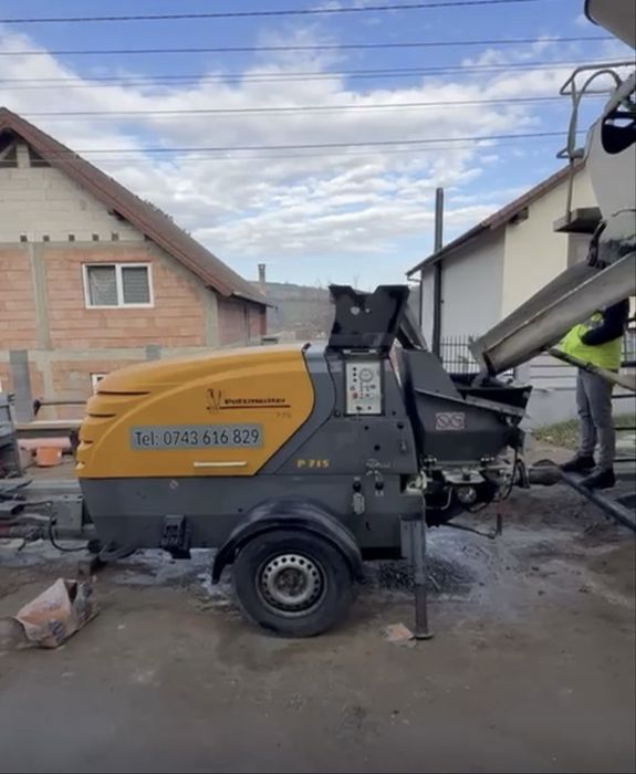 Inchiriez pompa stationara de beton