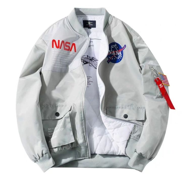 Полиэстеровые куртки бренда NASA