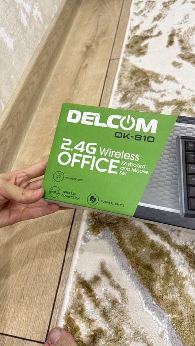Klaviatura + Sichqoncha / Клавиатура + Мышь Delcom DK-810 Чёрный