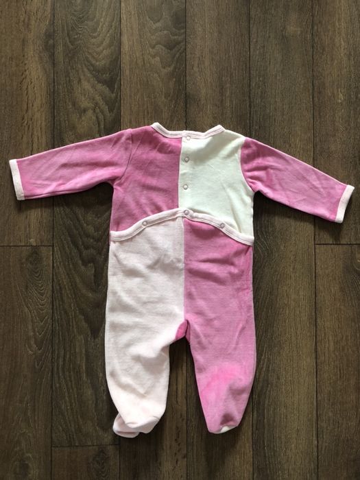 Бебешко гащеризонче ромпър 6 мес., бебешки ромпър Бенетон 56 - 62 см.