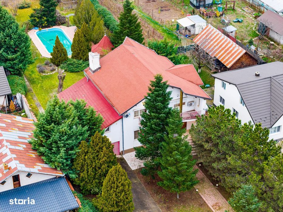 Vanzare vila cu piscină Snagov - Ciofliceni, teren 2649mp