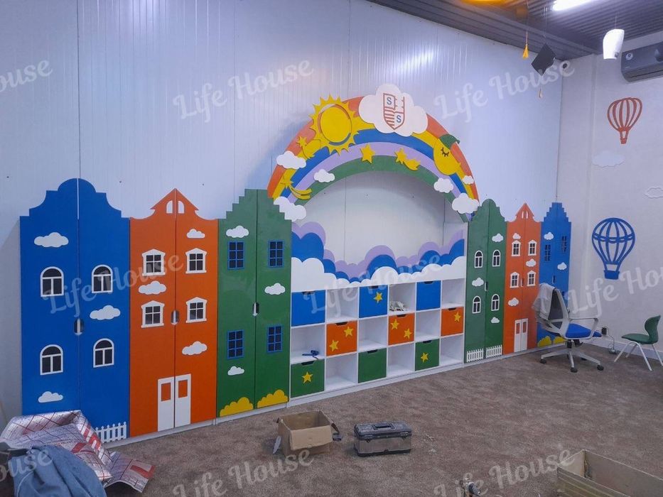 Bolalar bogchalari uchun mebel кровать karavat stol stul