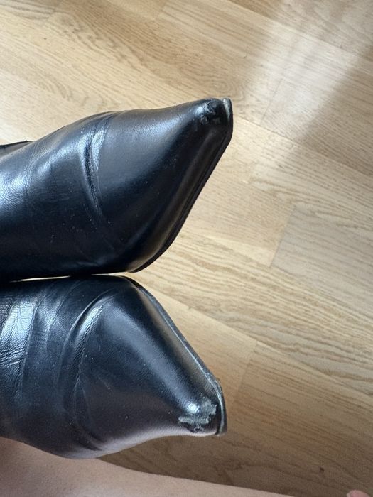 Ghete dama, piele naturala