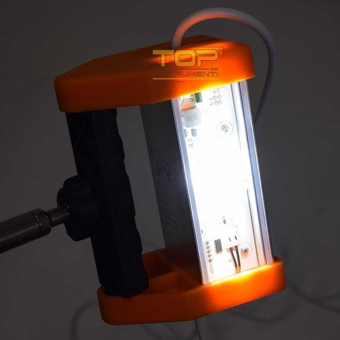 Работна LED лампа със статив 100-280 см, за боя и шпакловка, 230V