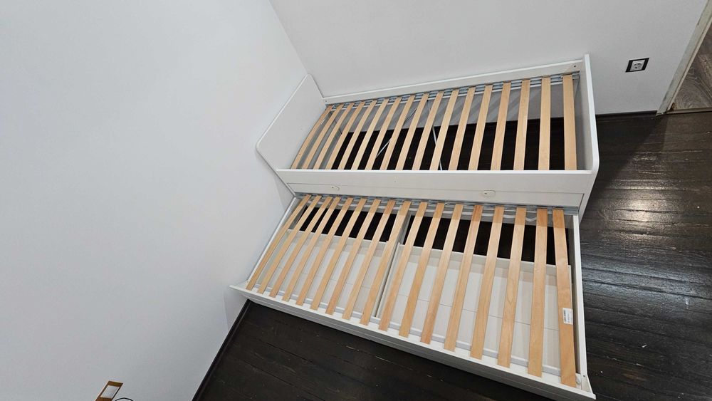 Икеа SLÄKT - легло (детско) 2 в 1 с чекмеджета