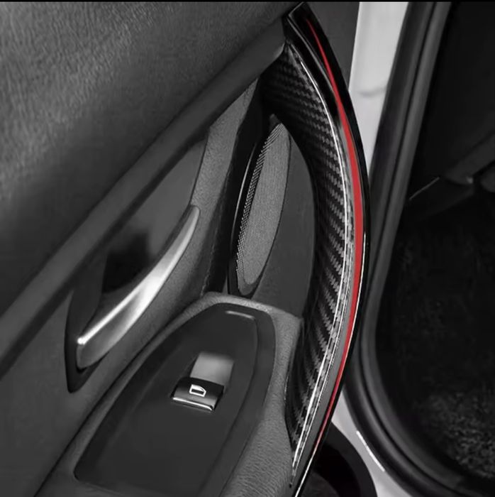 Set 4 capace manere interior bmw seria 3 4 F30 F31 carbon