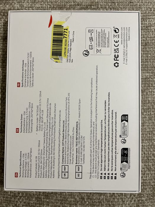 Tastatură iPad Air/Pro 11" QWERTZ NOUĂ