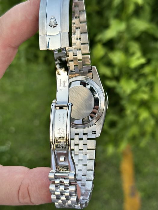 rolex datejust black dial 36,mm femei