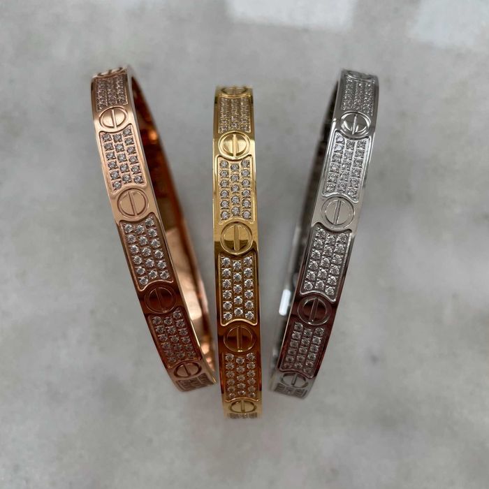 Bratara Love Bracelet cu Cristale Aplicate