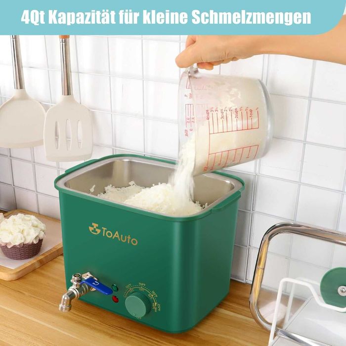 Уред/топилка за восък TOAUTO 4Qts,Гаранция