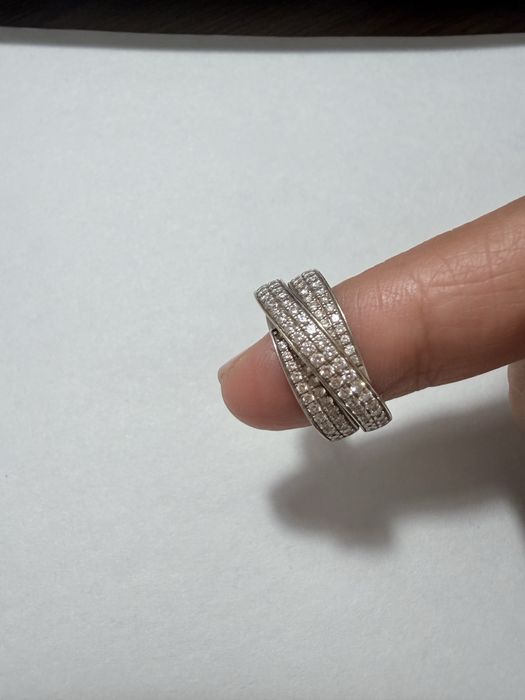 Кольцо из белого золота 18K / 750 с бриллиантами 0,90 ct