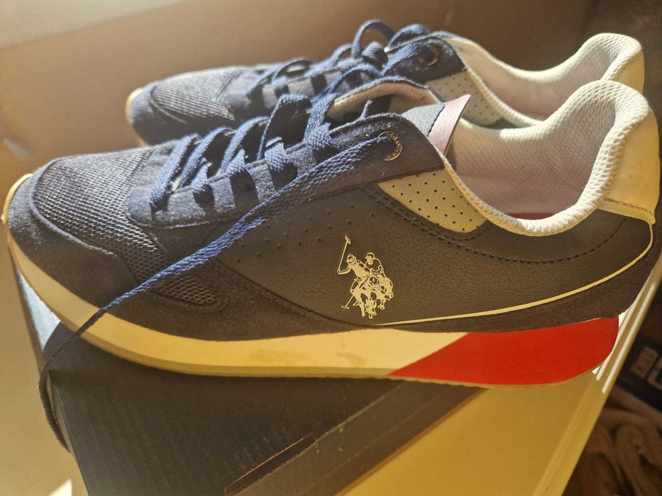 Adidasi Barbati US Polo albastri