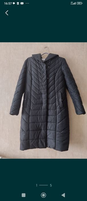 Пуховик стеганый. Зима.