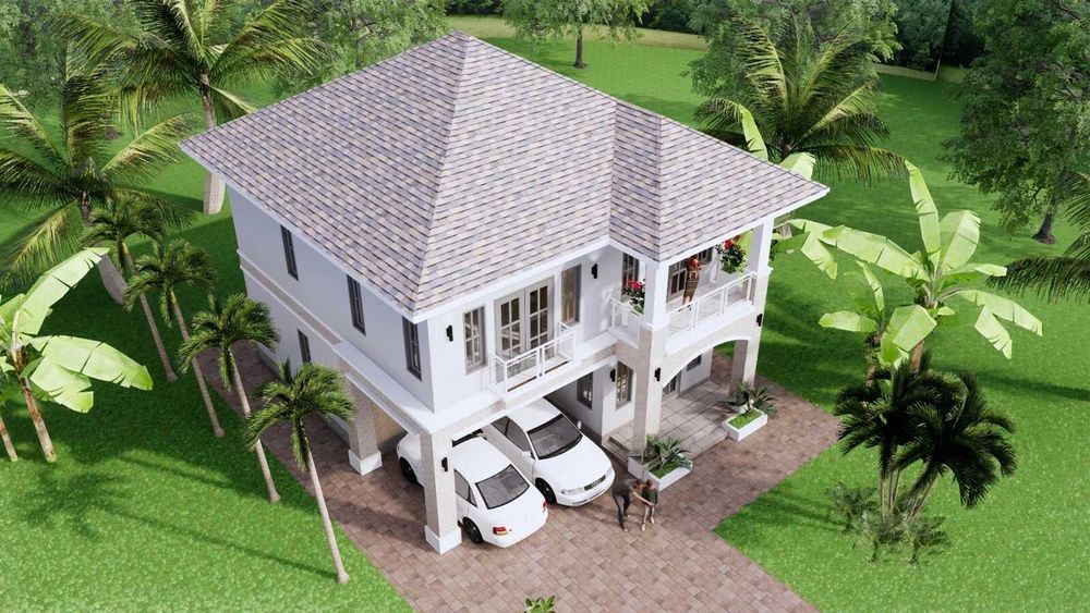 НА ИЗПЛАЩАНЕ - Двуетажна сглобяема къща с 5 спални, 198 кв. м