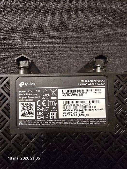 Router Tp-link Archer ax72