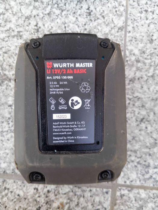 Wurth AKP 12 COMPACT Акумулаторен пистолет за силикон