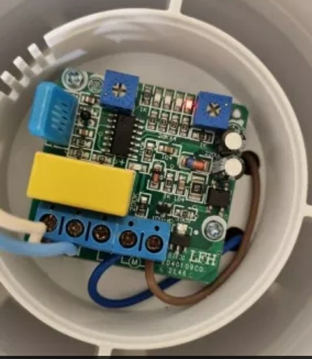 Безшумен SMART Вентилатор за баня,с и без датчик за време, хидростат