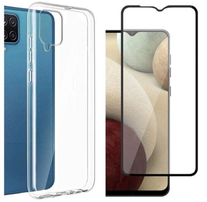 Samsung A04s/A07/A05/A06/A16/A07/A17 Husa Black Clear si Folie Sticla