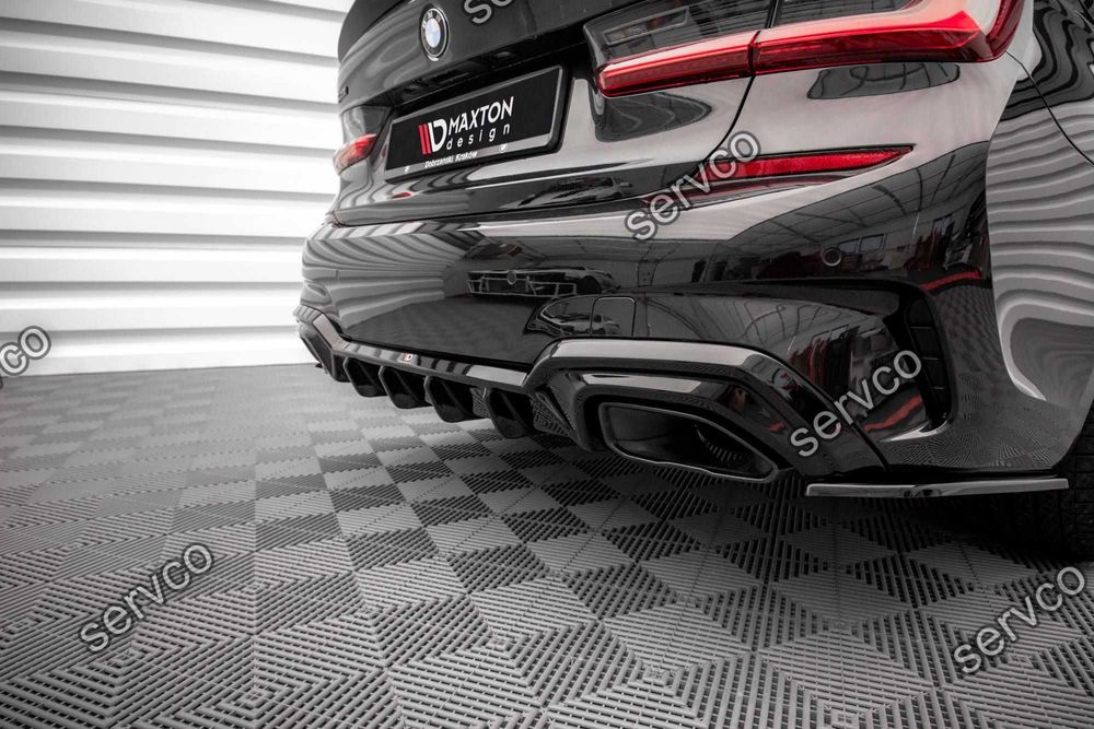 Difuzor bara spate Bmw Seria 3 G20 G21 M340i 2018-2022 v9 - Maxton