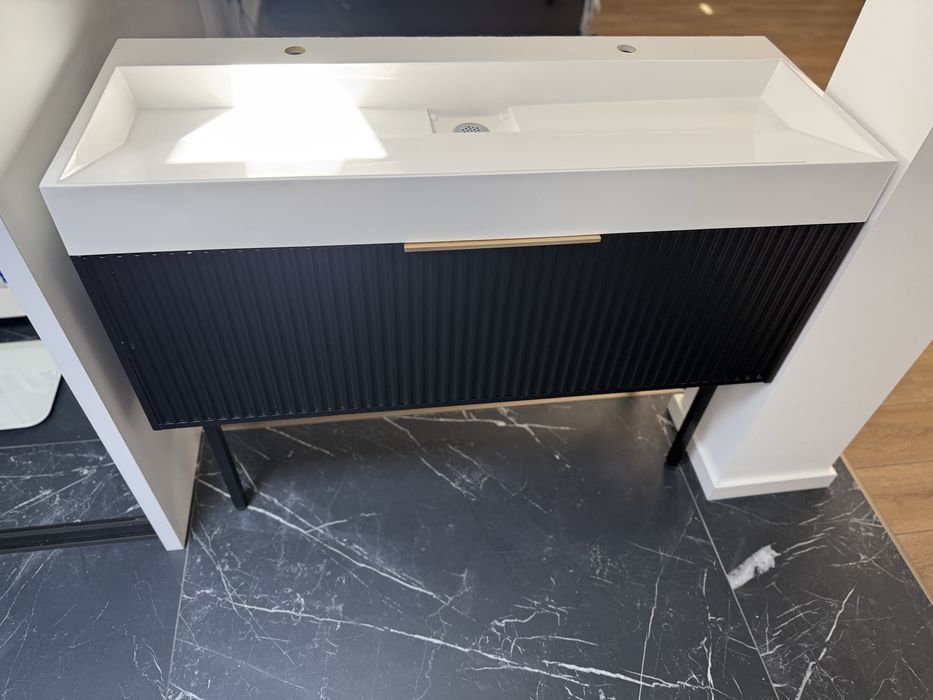 Lavoar dublu cu mobilier 120 cm