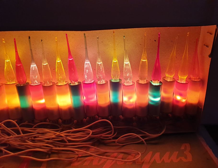 Гирлянда елочная СССР Сюрприз