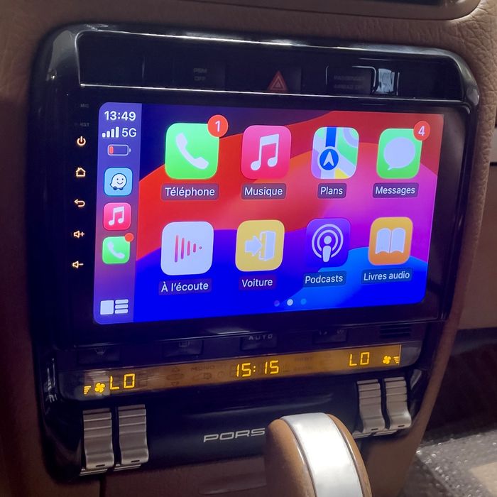 Navigatie android Porsche Cayenne Waze YouTube GPS BT USB