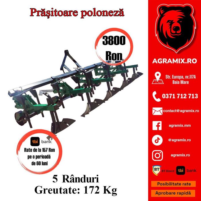 Prasitoare pe 5 randuri poloneza noua Agramix