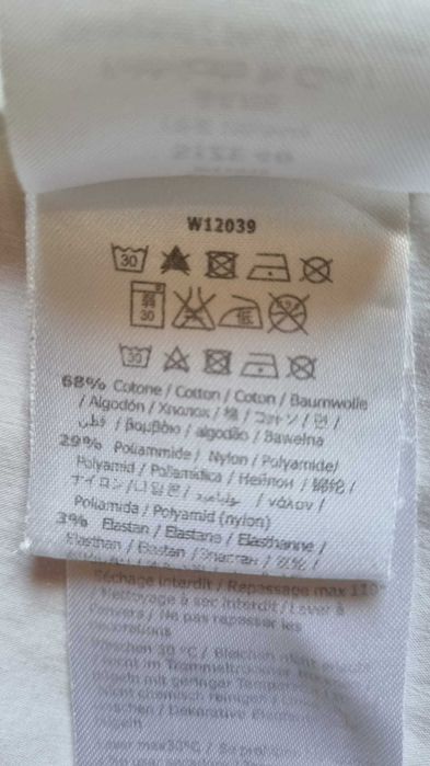 Camasa alba Liu Jo, bumbac 68%, poliamid si elastan 32%, marimea 40 it (S)