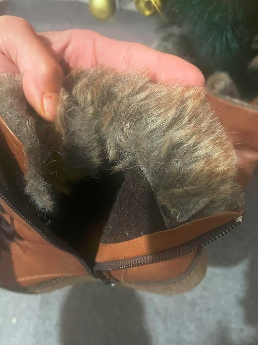 Кожени дамски боти Charlotte of Sweden