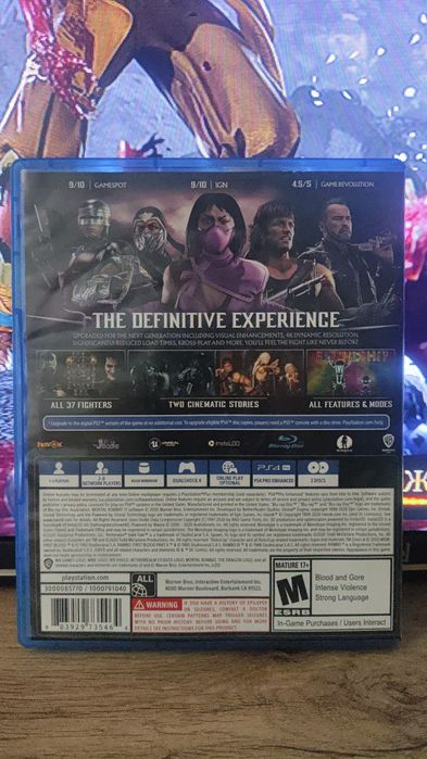 Mortal Kombat 11 Ultimate PS4 Диск