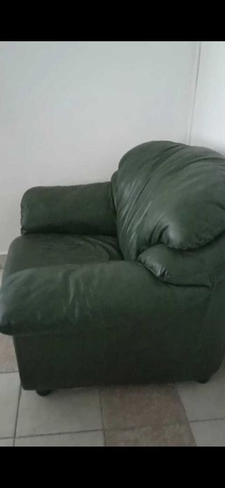 Canapea extensibila (3LOCURI) - PIELE NATURALA!!