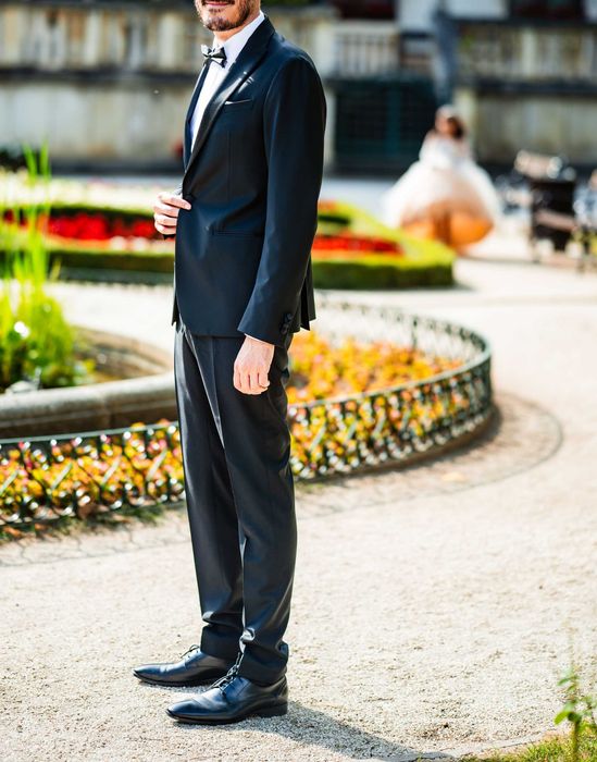 Monni Мъжки сватбен официален костюм, Размери 50-52 EU