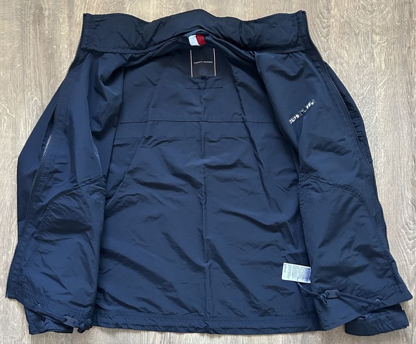 Преходно яке/ветровка Tommy Hilfiger Cotton Mix Stand Collar Jacket
