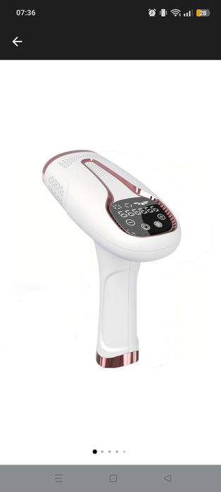 Epilator IPL WowStep  epilare definitiva fara durere 999.999 impulsuri 5 trepte de intensitate