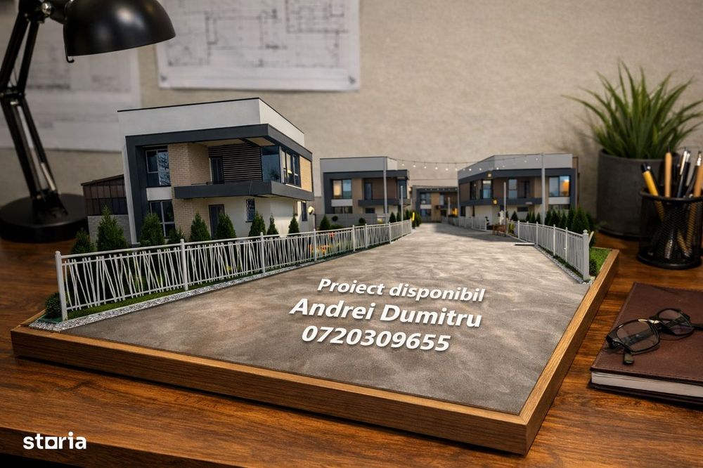 Casă individuală 5 camere în Berceni – ansamblu privat și securizat