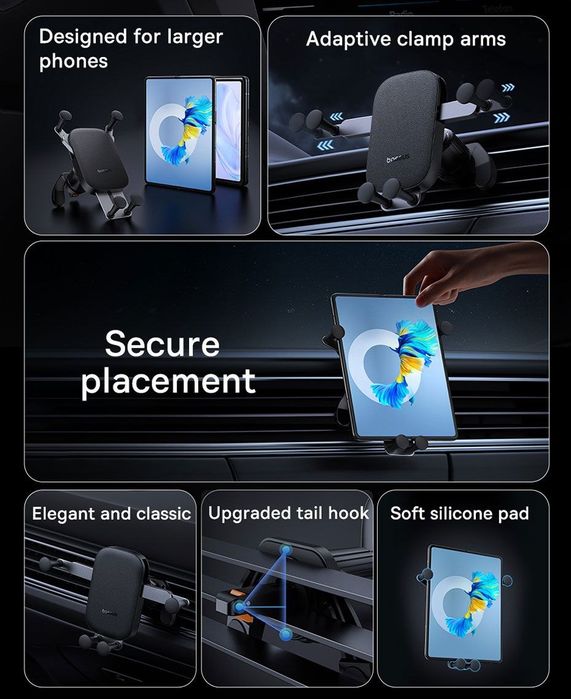 Baseus Авто держатель для телефонов и планшетов