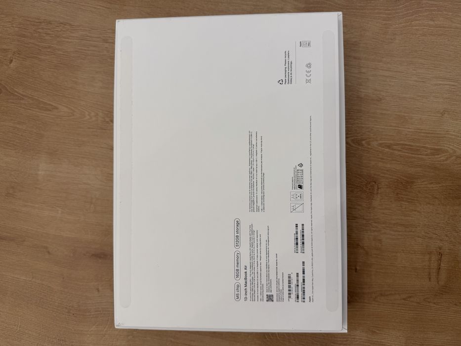 MacBook Air 13-inch M5 2026 16 RAM 512 GB
