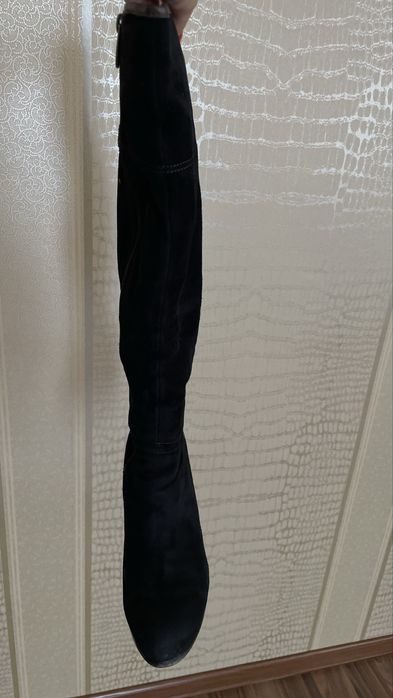 Сапоги зима замша натуральная цигейка