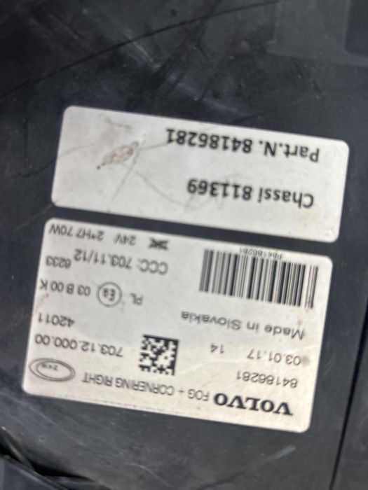 Халоген за Volvo Fh