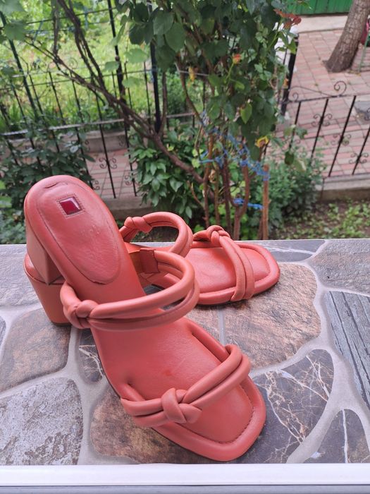 Sandale damă din piele naturală, Högl (39)