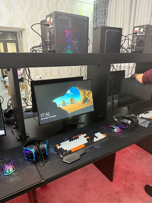 GAME CLUB uchun tayyor kompyuterlar|kreslo, mebel ichida
Bu komplekt y